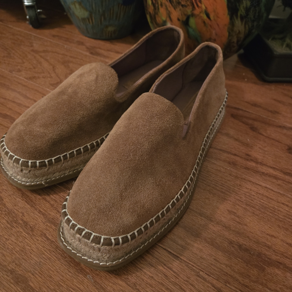 ASOS Tan Suede Loafers Size 8